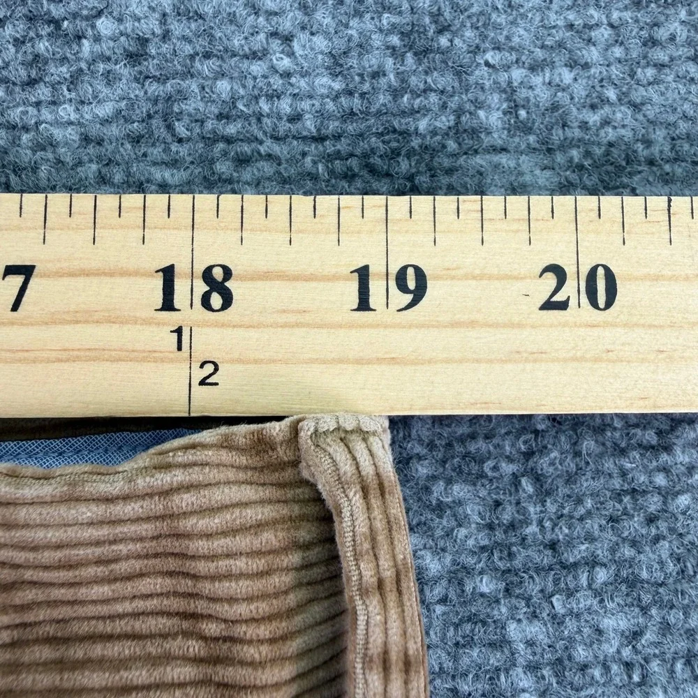 Polo Ralph Lauren Pants Mens 38x30 (Fits 38x27) Tan Corduroy Stretch Classic Fit